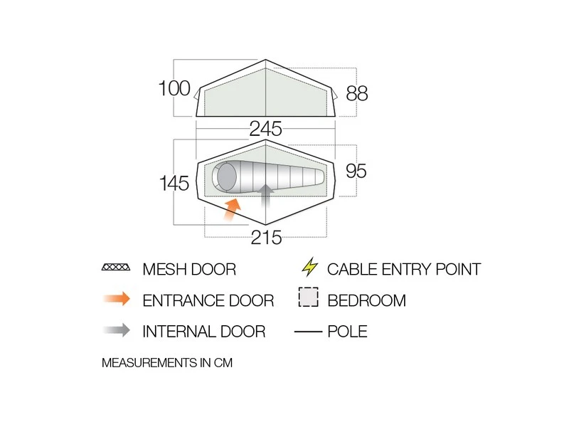 Vango Experience Tent Nevis 100 2 Vango Experience Tent Nevis 100 - Afbeelding 2