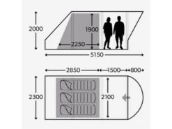 Dometic Opblaasbare Familie Tent Ftc Boracay 301 -Buitenkampeer Winkel 10 2 dometic opblaasbare familie tent ftc boracay 301 9120001468
