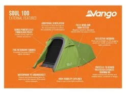 Vango Experience Tent Soul 100 -Buitenkampeer Winkel 12 2 vango experience tent soul 100 eigenschapen buitenkant tersoult15077