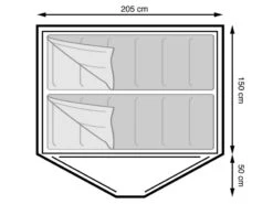 Buitenkampeer Winkel -Buitenkampeer Winkel 15 1 eurotrail koepeltent campsite festival polyester ette0796 0604