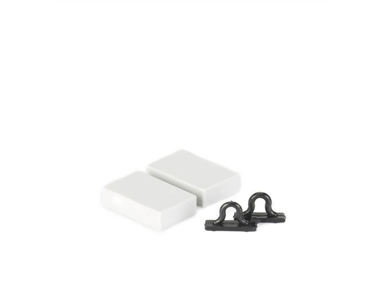 Travellife Chenille Streep Grijs/blauw 56x185cm 5 Travellife Chenille Streep Grijs/blauw 56x185cm - Afbeelding 5