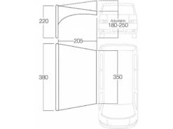 Vango Opblaasluifel Voor Caravan Airbeam Sky Canopy 3,5 Meter -Buitenkampeer Winkel 23 4 vango opblaasluifel voor caravan airbeam sky canopy 35 meter awqskycang3ja26