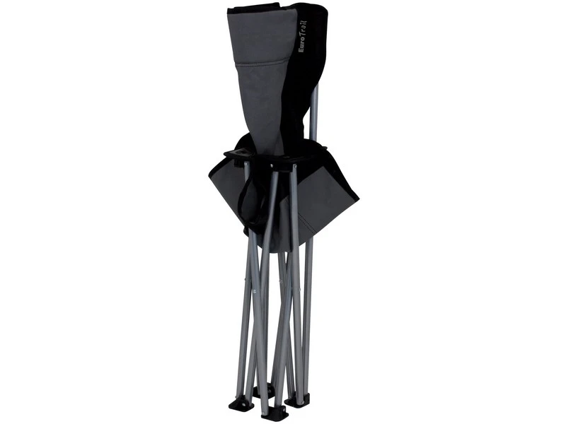 Eurotrail Vouwstoel Tilac Staal Grijs-Zwart 3 Eurotrail Vouwstoel Tilac Staal Grijs-Zwart - Afbeelding 3