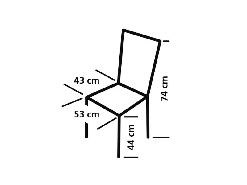 Eurotrail Vouwstoel Tilac Staal Grijs-Zwart 5 Eurotrail Vouwstoel Tilac Staal Grijs-Zwart - Afbeelding 5