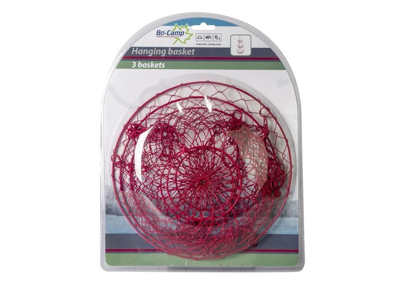 Bo-Camp - Hangmandjes - 3-Laags - Opvouwbaar - Metaal 4 Bo-Camp - Hangmandjes - 3-Laags - Opvouwbaar - Metaal - Afbeelding 4