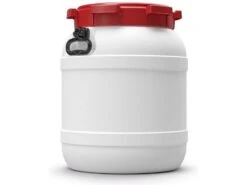 Waterkluis Vat 54 Liter Water En Luchtdicht Wit/rood -Buitenkampeer Winkel 64 2 waterkluis vat 54 liter water en luchtdicht wit rood gedraaid