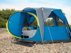 Coleman Familie Tent Octagon Blue-lime -Buitenkampeer Winkel 64 4 coleman familie tent octagon blue lime 2000035750