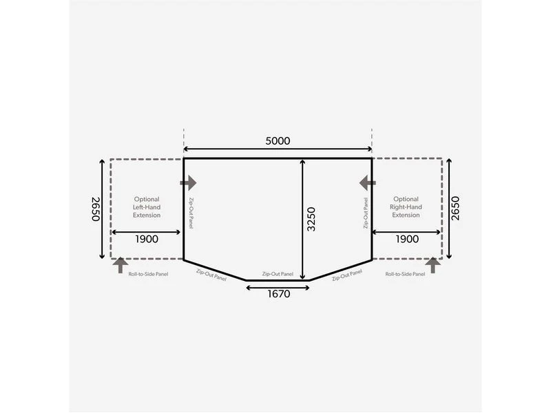 Kampa Dometic Opblaasbare Voortent Ace Air All Season 500 S 4 Kampa Dometic Opblaasbare Voortent Ace Air All Season 500 S - Afbeelding 4
