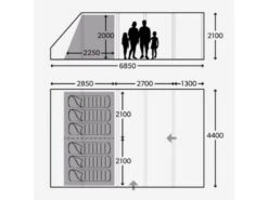 Dometic Opblaasbare Familie Tent Ftt Rarotonga 601 -Buitenkampeer Winkel 8 2 dometic opblaasbare familie tent ftt rarotonga 601 9120001466