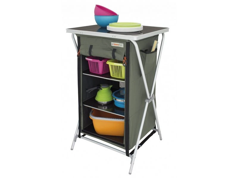 Eurotrail Opb.Kast Aubenas Klapkast Antraciet 2 Eurotrail Opb.Kast Aubenas Klapkast Antraciet - Afbeelding 2