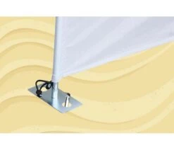 Bo-Camp Windschermharing 30 Cm 4 Stuks -Buitenkampeer Winkel bo camp windscherm haring met plaat 4 stuks 4163900 3