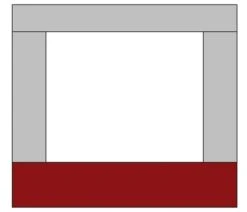 Te Velde Zijwand Voor Luifel 200 Cm 5 Kleuren -Buitenkampeer Winkel tevelde caravan luifel zijwand 200 bordo9